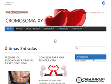 Tablet Screenshot of cromosomaxy.com